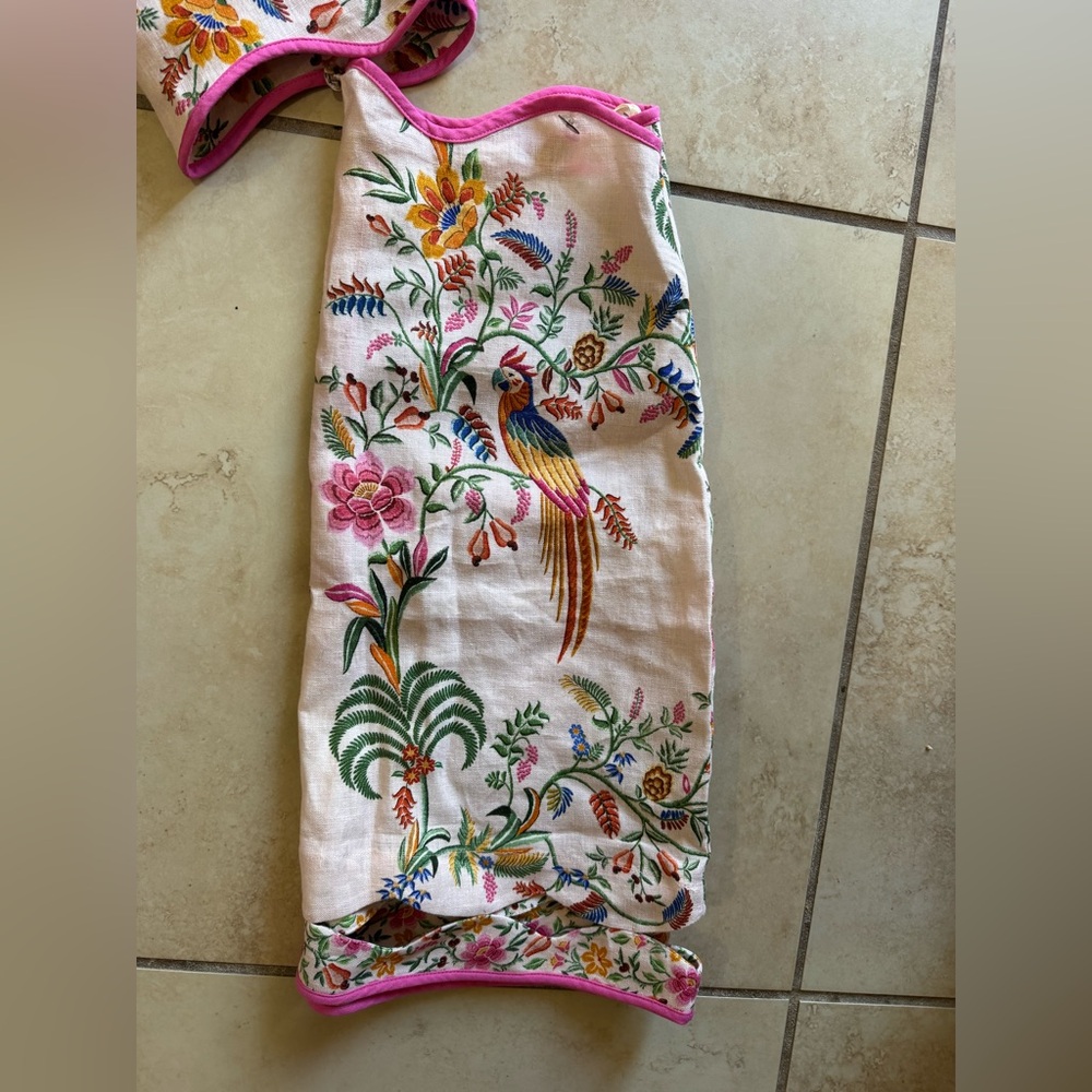 Farm Rio Delicate Forest Pink Mini Dress NWT - Picture 11 of 14